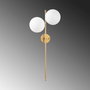 Opviq Lámpara de pared Fazli - 10410 Oro brillante